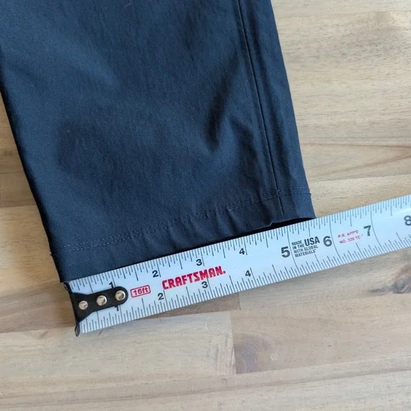 Lululemon ABC Pants Mens Size 32 Black Slim Fit Technical Fabric - Picture 5 of 8